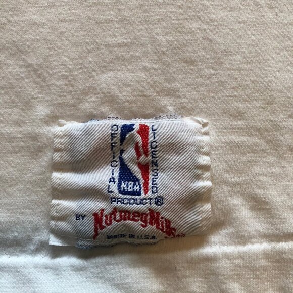 Los Angeles Lakers Showtime Team 1990 t shirt Men Size Med, Nutmeg Mills Vintage - Picture 2 of 8